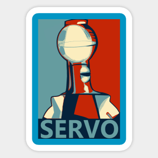 Vote Servo Sticker